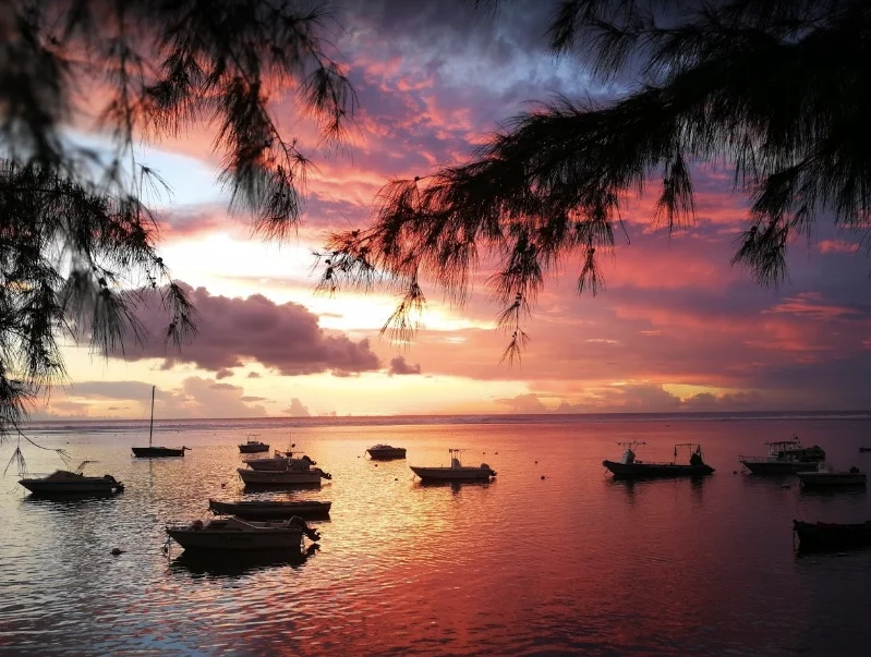 Bassin Pirogue — Coucher de soleil sur le littoral