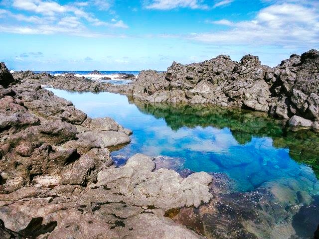 Bassin Bleu — Cascade et bassin naturel