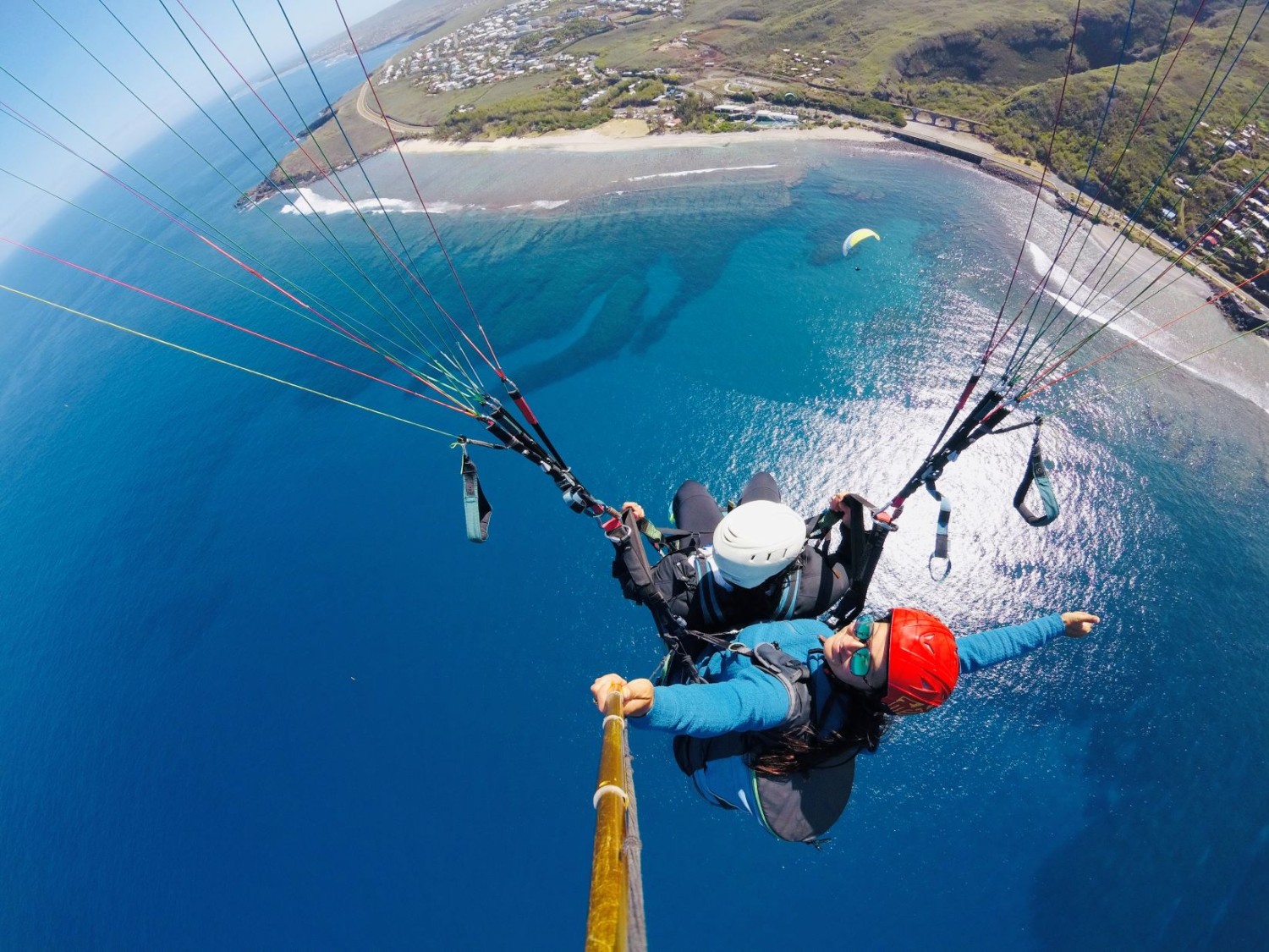 Parapente Saint-Leu — Vol en parapente au-dessus du littoral